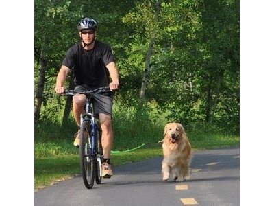WoofCycle Hondenfietsbeugel om samen met je Hond te fietsen
