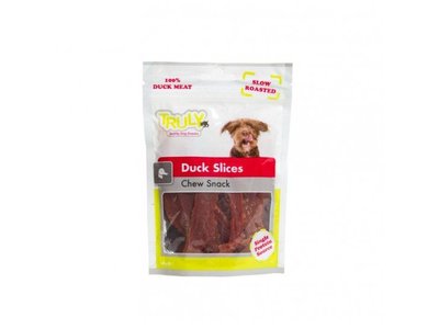 Truly Duck Slices Gedroogde Hondensnacks van Eend