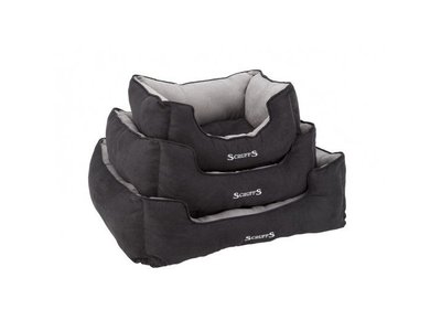 Scruffs Hondenmand Extra Comfortabel in Grijs & Zwart