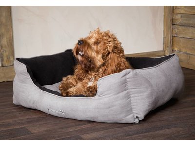 Scruffs Hondenmand Extra Comfortabel in Grijs & Zwart