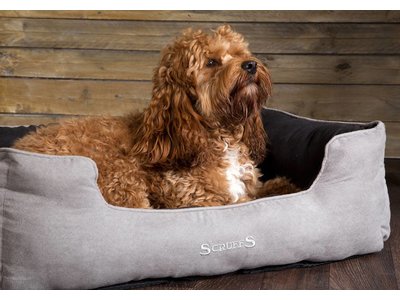 Scruffs Hondenmand Extra Comfortabel in Grijs & Zwart