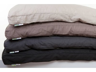 Rebel Petz Groot Basic Hondenkussen in Grijs, Taupe en Zwart