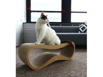 Design Krabmeubel in Wit, Grijs, Bruin en Zwart