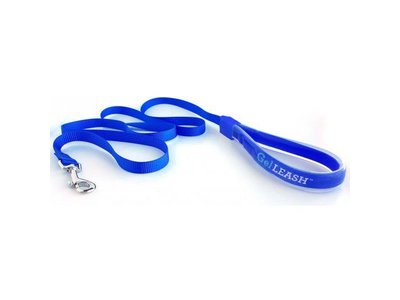 Comfortabele Hondenriem met Gel Handvat in Blauw, Roze en Rood