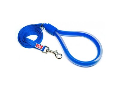 Comfortabele Hondenriem met Gel Handvat in Blauw, Roze en Rood