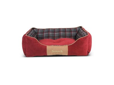 Stevige Highland Hondenmand in Blauw en Rood