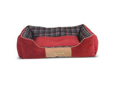 Stevige Highland Hondenmand in Blauw en Rood