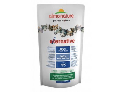 Almo Nature Alternative Droogvoeding voor Katten Kwartel & Rijst