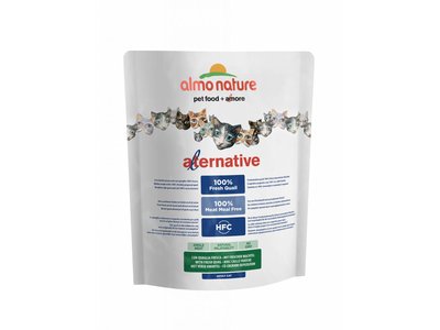 Almo Nature Alternative Droogvoeding voor Katten Kwartel & Rijst