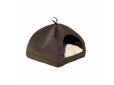 Sheep Extra Zacht Igloo Kattenhuis in Grijs/ Zwart
