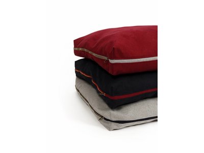 Zacht Hondenmatras in Rood, Grijs en Blauw