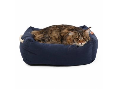 Nautical Zachte Kattenmand in Grijs en Blauw