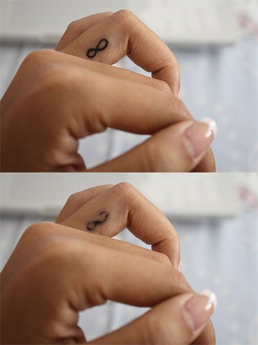 AWESOME EXAMPLE of finger tattoo healing process! 🐾 Swipe! #fingertattoo  #emilysandstattoo #cookevilletattoo #blackhearttattoo | Instagram