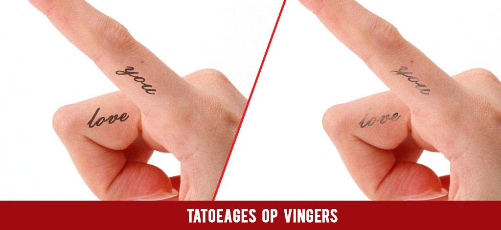Tatoeages op vingers