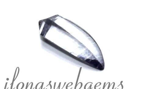 1 Blue mystic Quarz pegel 'lady finger' Medium ca. 25x8,5mm