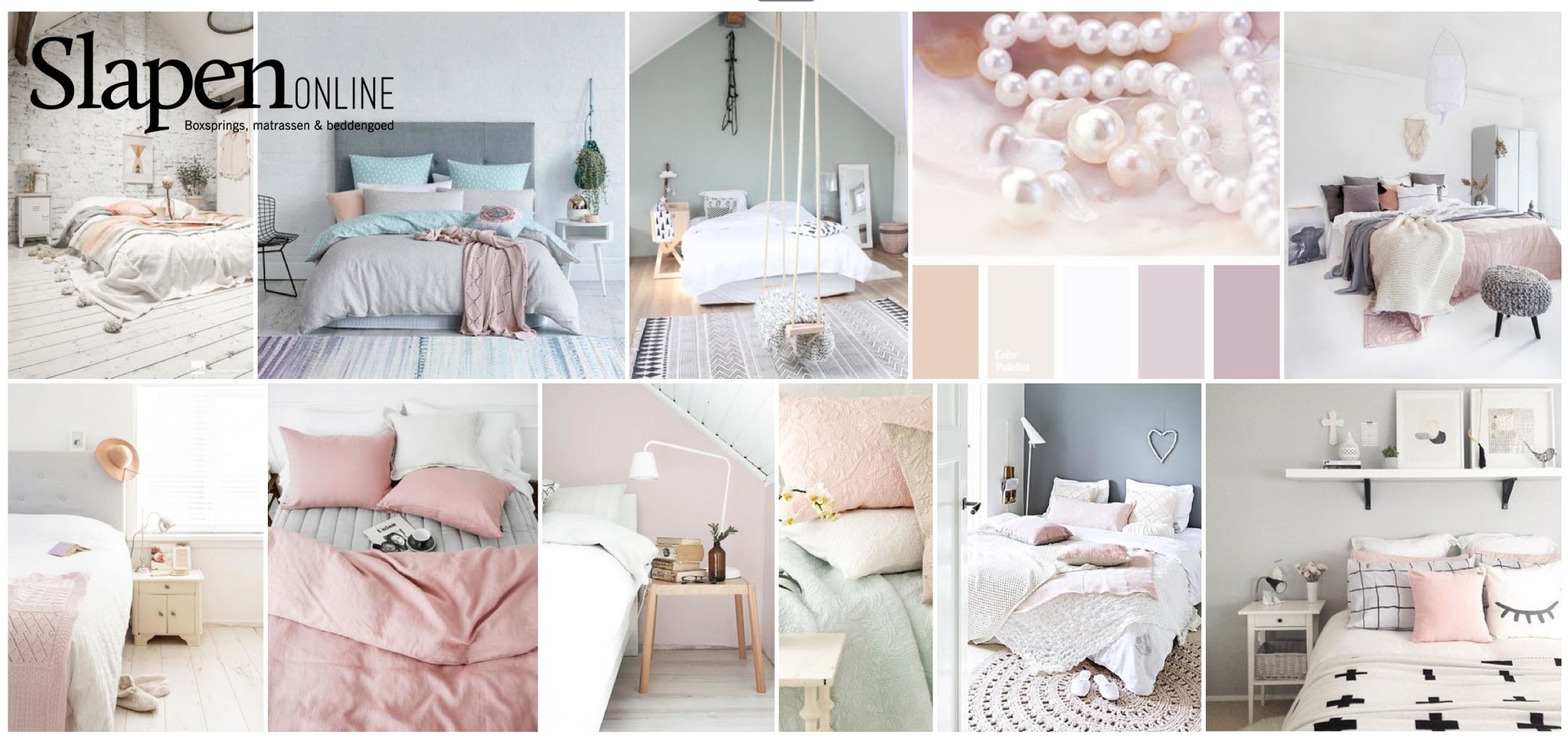 Trend slaapkamer pastel bij Slapen Online - Slapen Online Trend slaapkamer pastel bij Slapen Online - Slapen Online