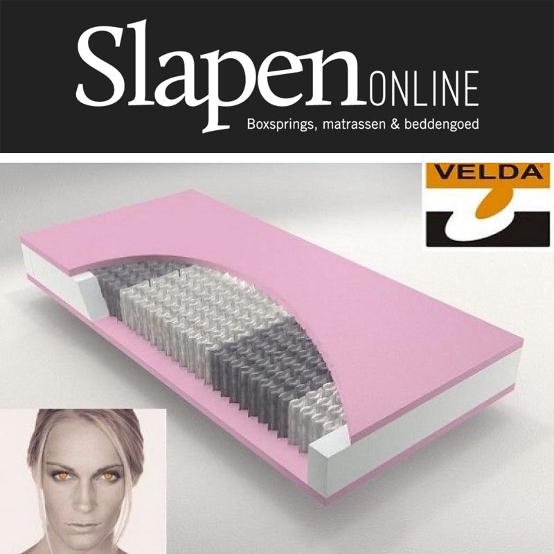 Velda pocketspring 300 visco firm van Slapen Online