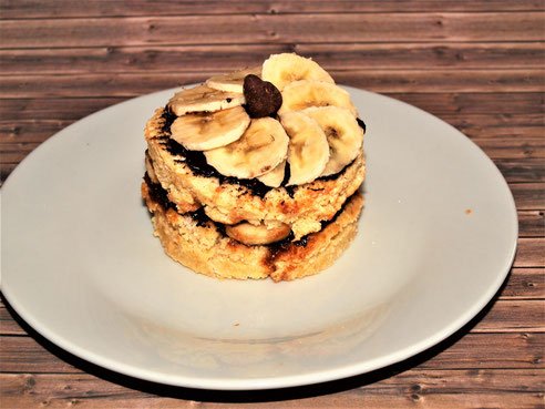 Veganes Biskuit-Törtchen