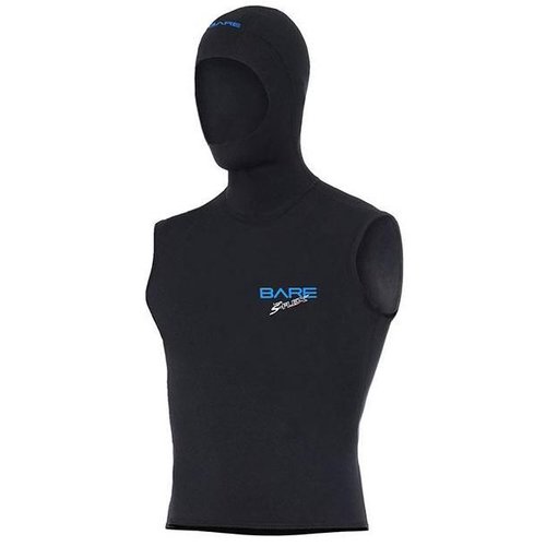 Bare 5/3mm Sport S-Flex Hooded Vest Men Bare 5/3mm Sport S-Flex Hooded Vest Men