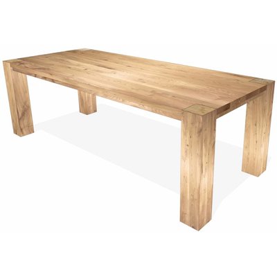 'Brussel' ambachtelijke tafel met inliggende poten
