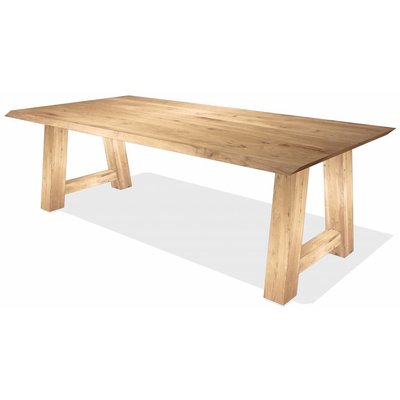 'Reykjavik' afgeschuinde tafel eiken trapezium