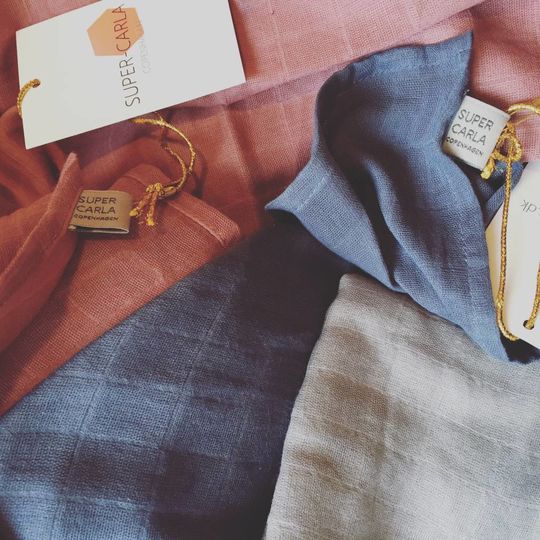 super carla muslin doek marsala 70x70