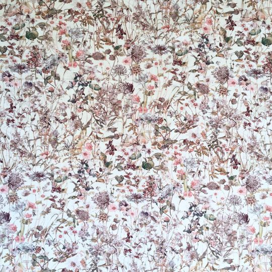 super carla hoeslaken baby wild flowers roze 60x120
