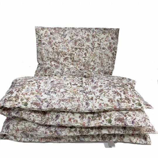 super carla duvet cover wild flowers rose junior 100x140