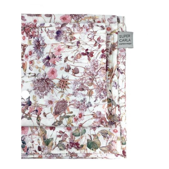 super carla duvet cover wild flowers rose junior 100x140