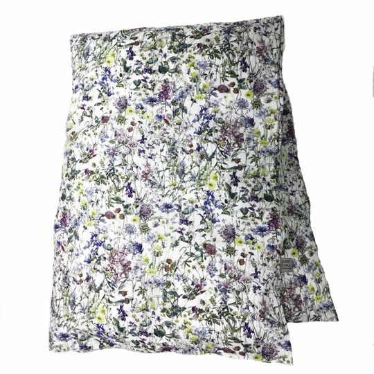 super carla duvet cover wild flowers blue baby 70x100
