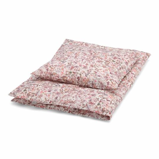 super carla duvet cover wild flowers rose junior 100x140