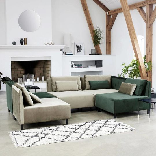 house doctor vloerkleed riba (200x90 cm)