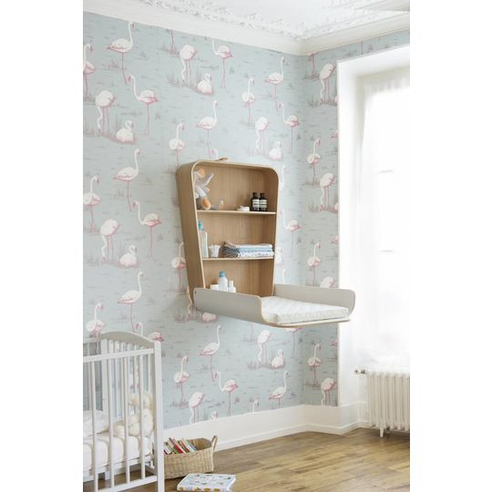charlie crane wall mounted changing table NOGA gentle white