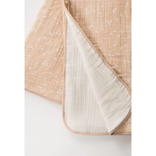 rylee + cru muslin dekentje/quilt stardust print