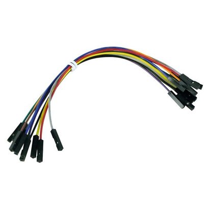 Velleman UMPER WIRES - one pin FEMALE TO FEMALE - 15 cm ( 10pcs )