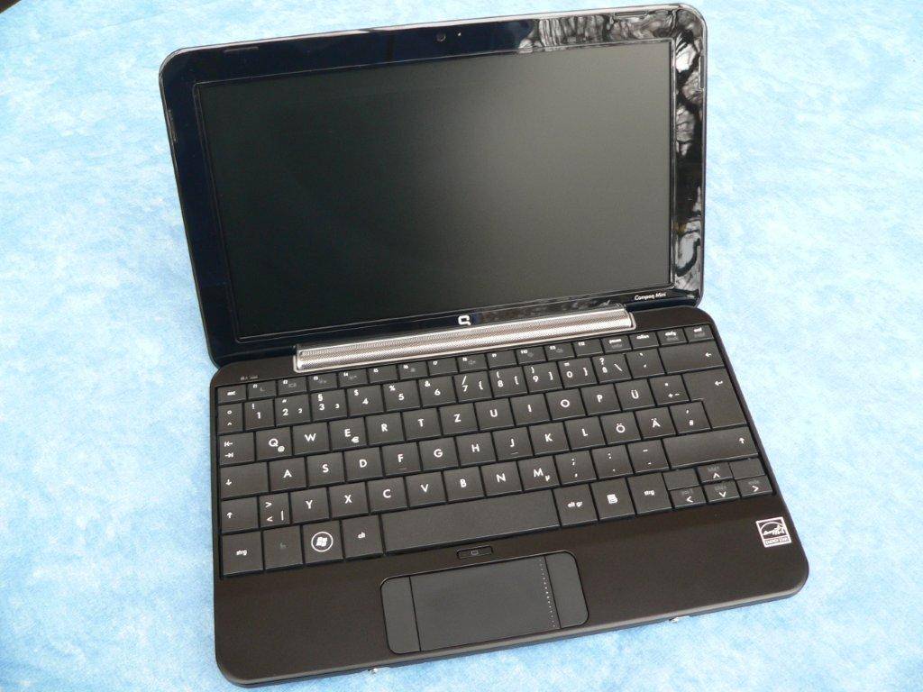 Laptop Notebook Compaq Mini 10Zoll in schwarz meiseller