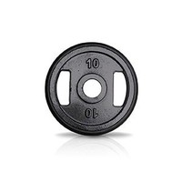 10kg schijf ijzer met rubberen ring met handgrepen 50mm