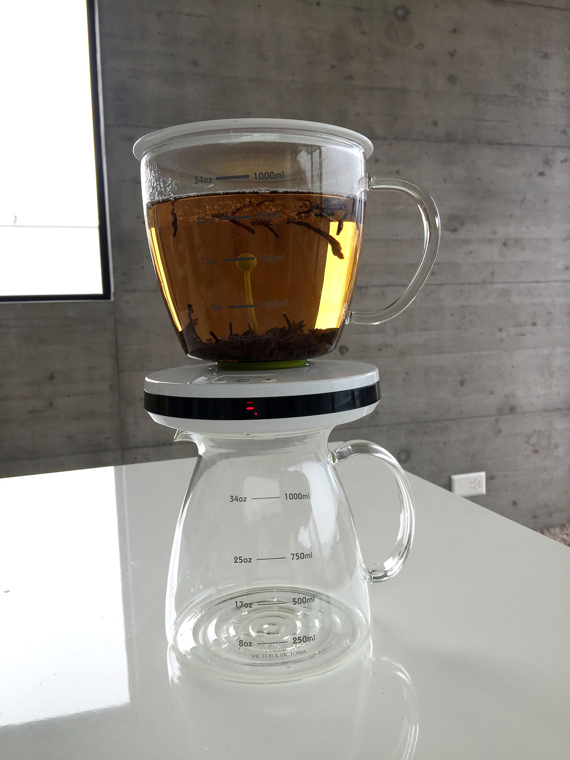 TeaTaC Tee-Filter mit Ziehzeitautomatik / Timer