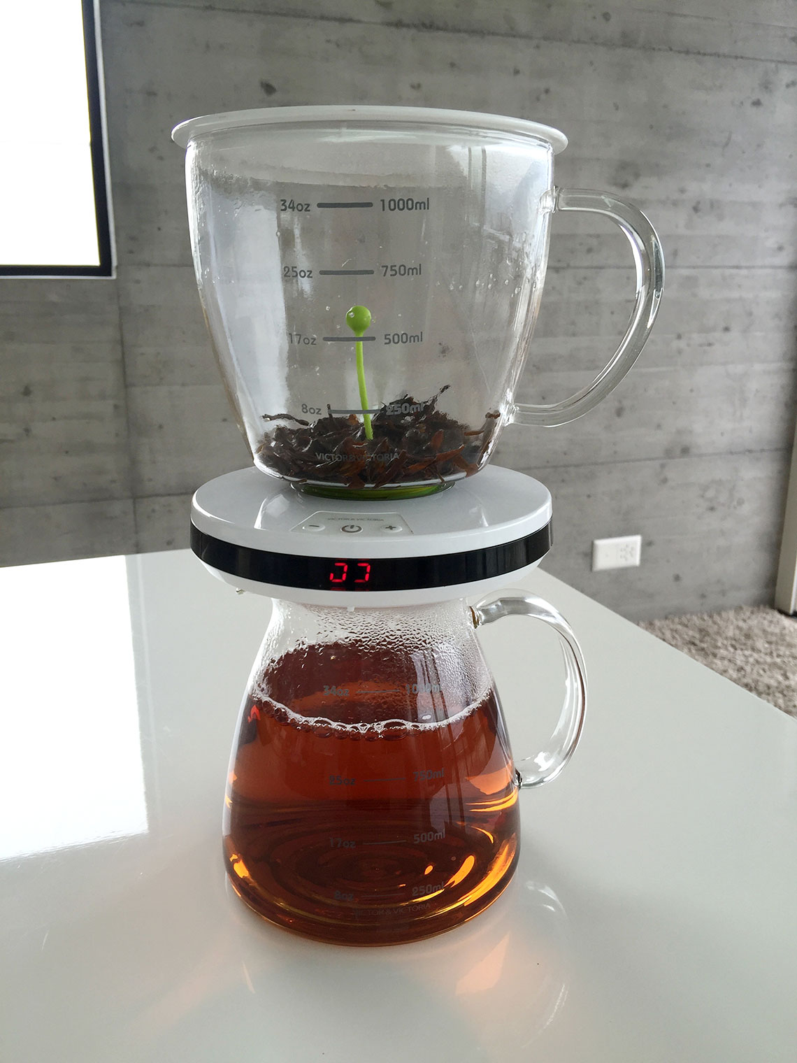 TeaTaC Tee-Filter mit Ziehzeitautomatik / Timer