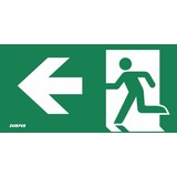 Zemper Diana Flat pictogram nooduitgang links
