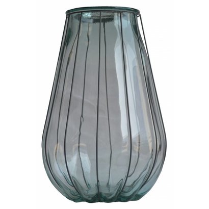 Mams collection Glazen Vaas helder 'Cloud' in Metalen Frame