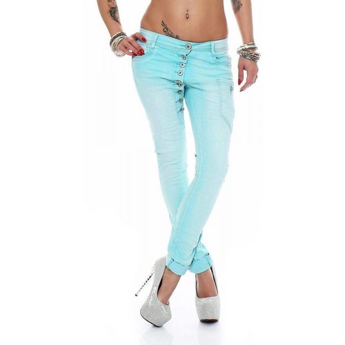 TURQUOISE HAREM JEANS TURQUOISE HAREM JEANS