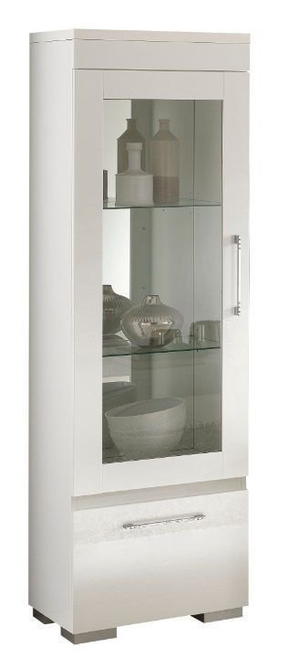 woonkamer Davidi Design Gilda Vitrinekast HG Wit