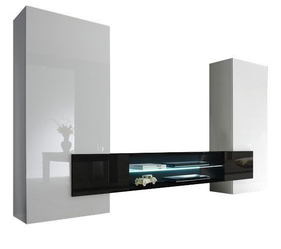 woonkamer Benvenuto Design Incastro TV meubel Zwart