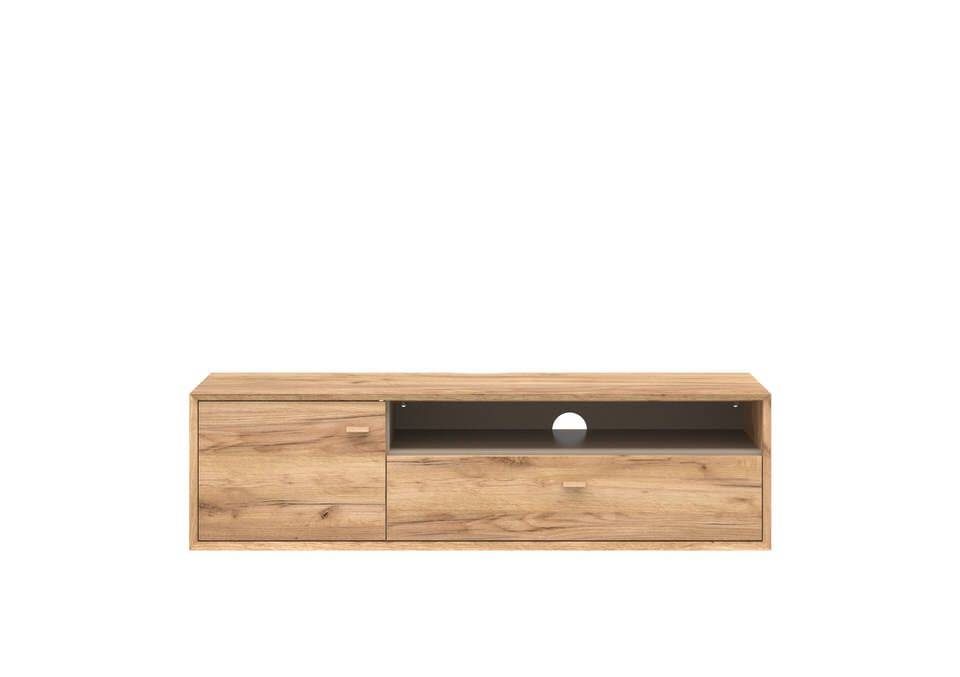 woonkamer Germania Calvi TV wandmeubel Medium Eiken