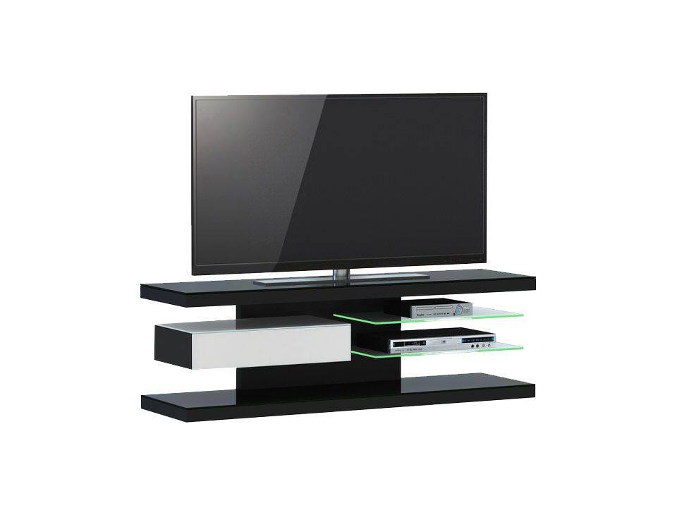 woonkamer Jahnke Moebel TV meubel SL 660 LED Zwart Wit