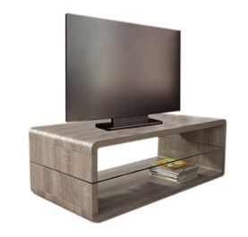woonkamer Monaica Derby TV meubel Small Donker Eiken
