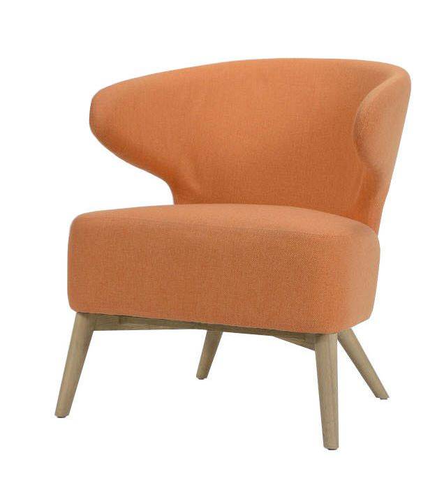 woonkamer Davidi Design Roza Fauteuil Oranje
