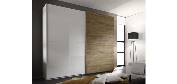 Dalino Schuifdeurkast Eiken 280 cm. Benvenuto Design Dalino Schuifdeurkast Eiken 280 cm.