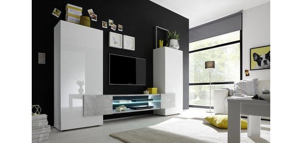 Incastro TV meubel Beton Benvenuto Design Incastro TV meubel Beton